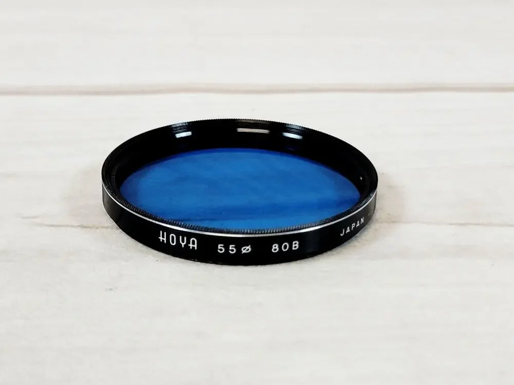 HOYA 55MM 80B BLUE CAMERA LENS FILTER